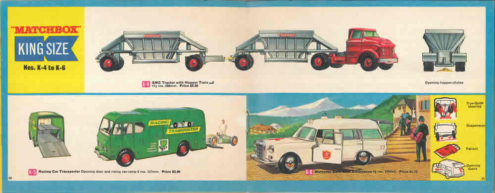 Pages 20 and 21, King Size K-4, K-5and K-6